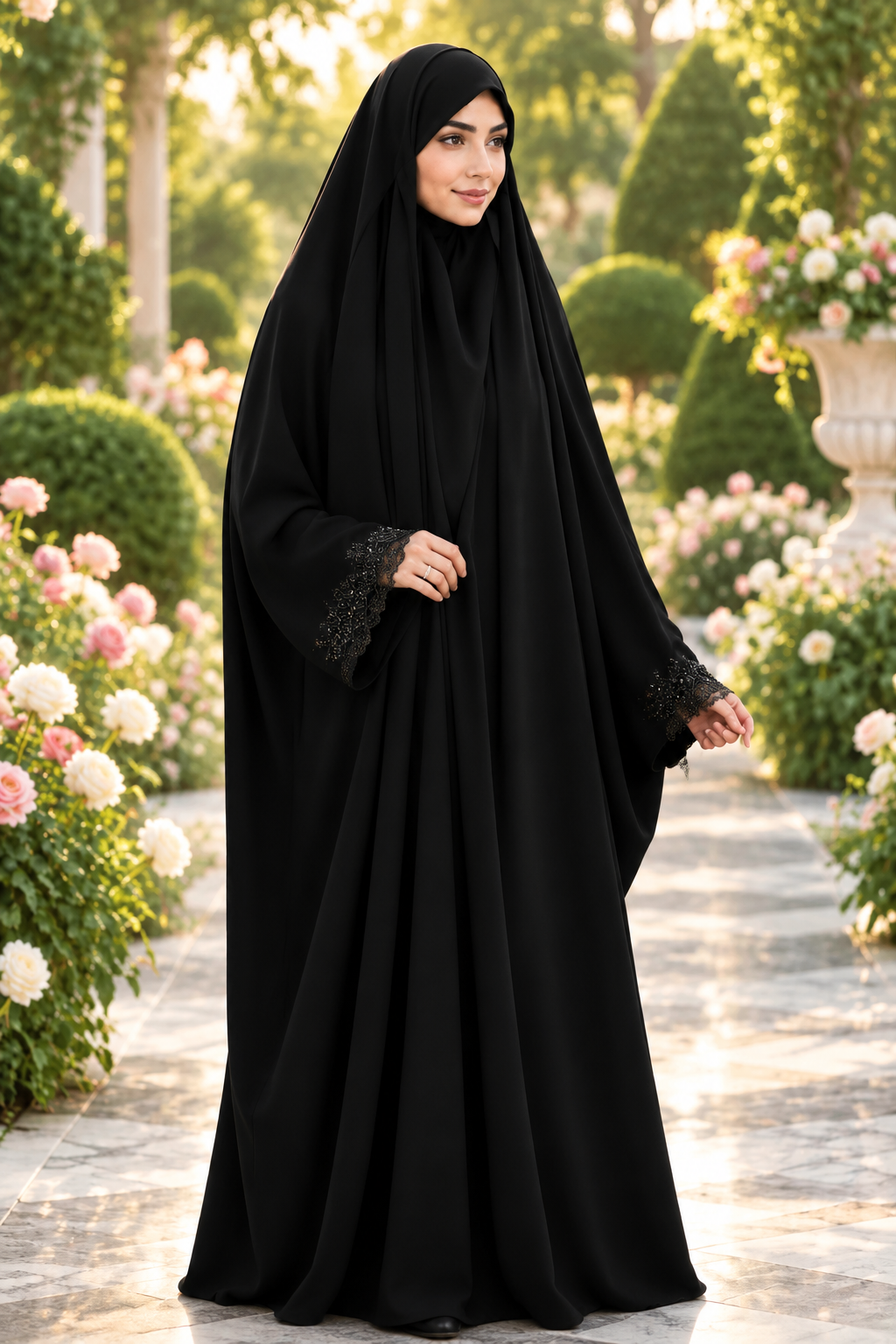 پارچه چادری  کرپ اندونزی